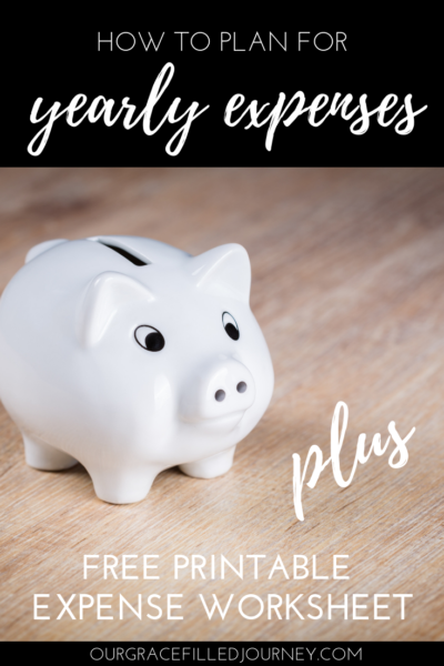 Yearly Expenses Planning Budget Debt