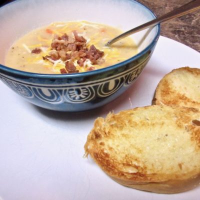 Easy Crockpot Potato Soup