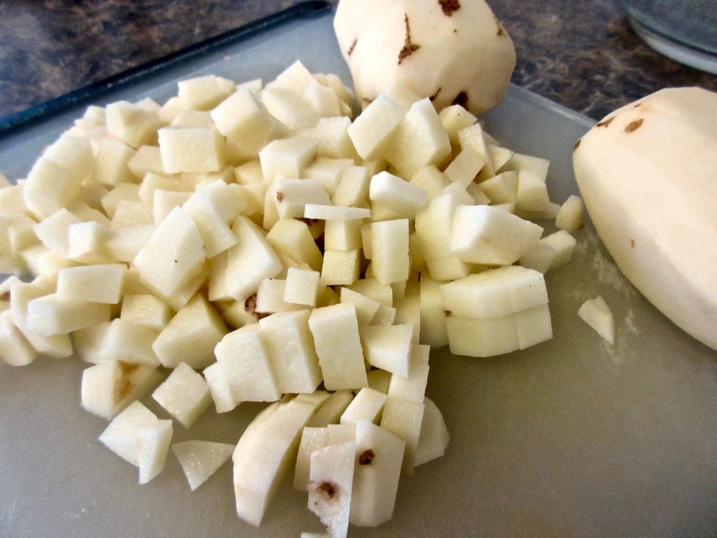 Chopped Potatoes Potato Soup