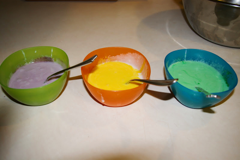 Colored Frosting King Cake Recipe