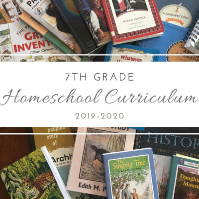 7th Grade Curriculum Choices 2019-2020