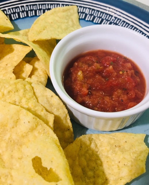 Salsa and chips