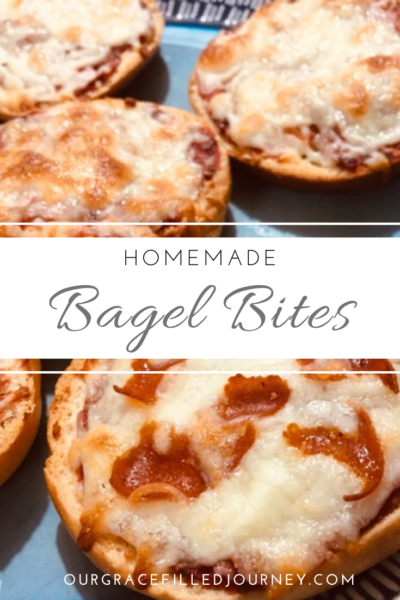 homemade bagel bites