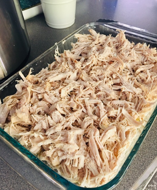 shredded chicken