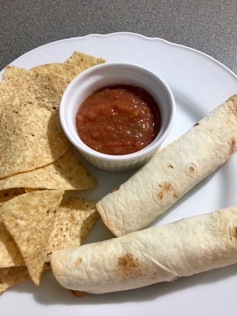 baked shredded chicken flautas