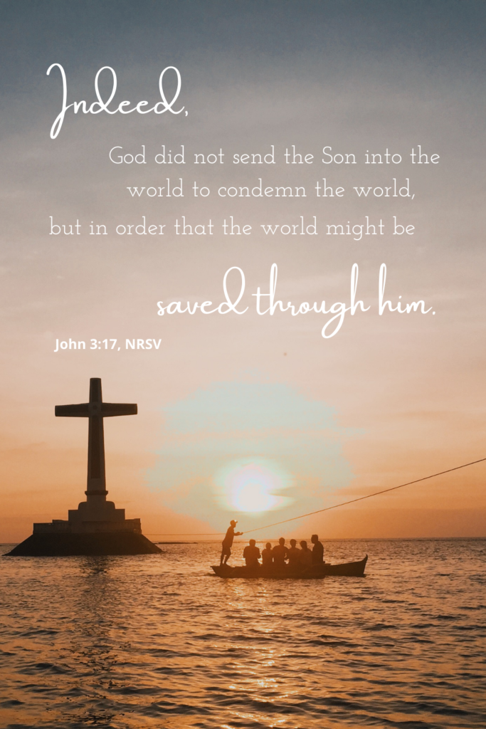 John 3:17 NRSV undeserving of His love